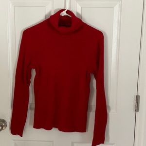 Red Turtleneck Sweater